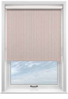 Emily Bond Oscar Stripe, Raspberry - Roller Blind